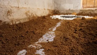 crawl space drainage installed